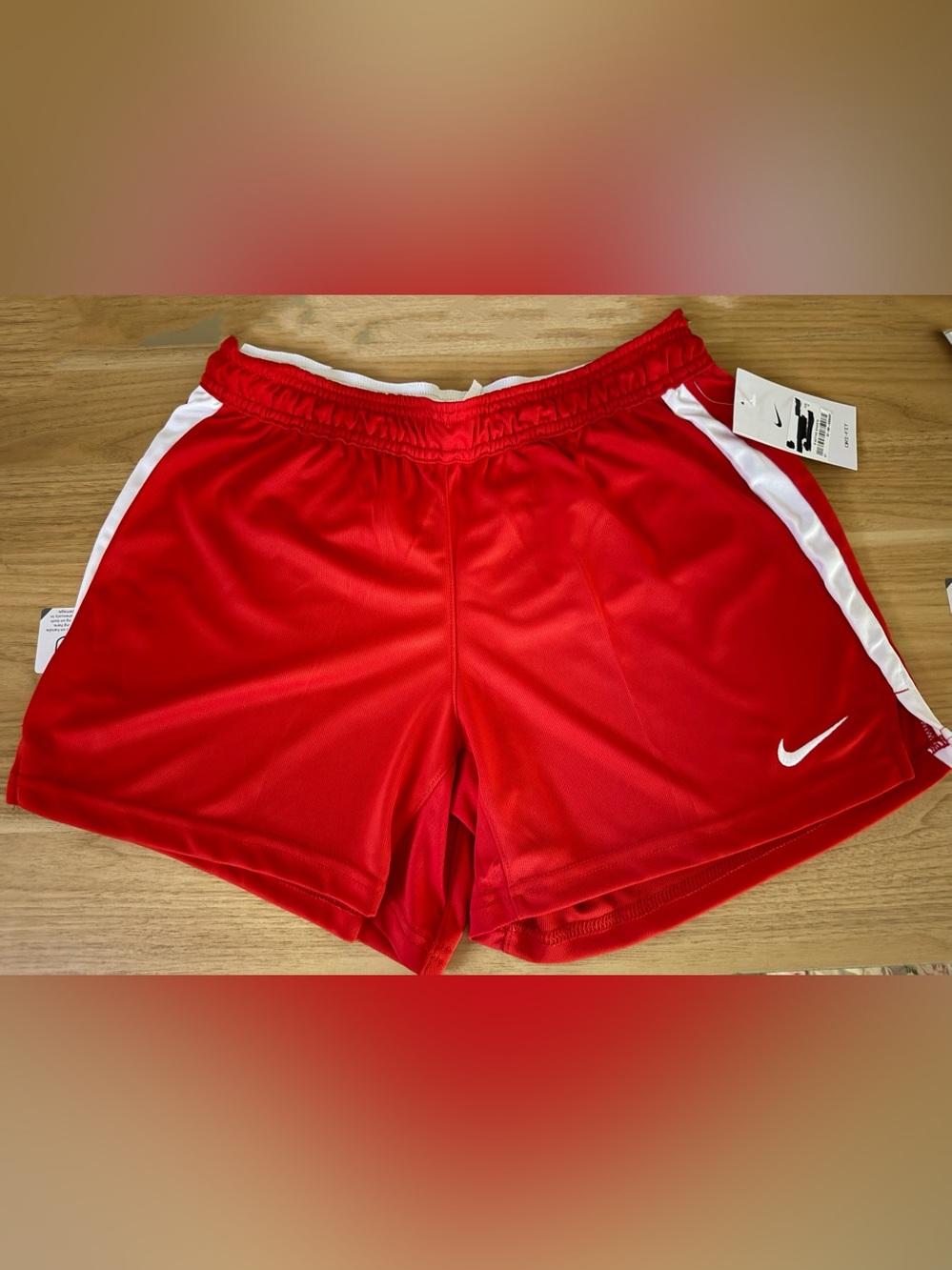 Nike Women’s Dry Academy 21 Soccer Shorts Red White DD4823-658 Size M NWT Size M